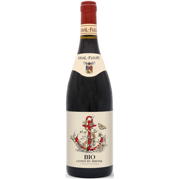 Vidal-Fleury, Organic Côtes-du-Rhône Rouge Bio 2022